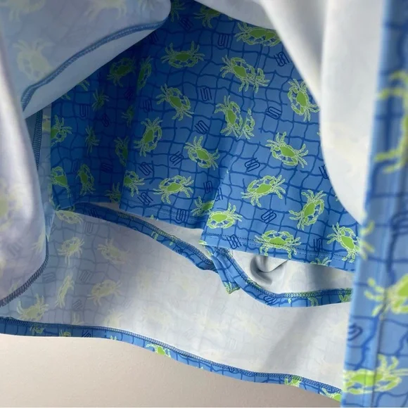 Southwind Apparel Skort Blue Crab Sea Beach Print XL - Picture 7 of 11